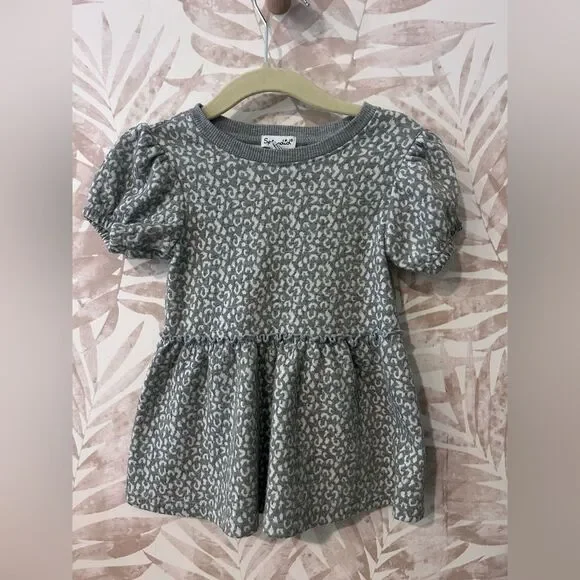 Splendid Leopard Print Knit Top Size 18-24M - Picture 2 of 6